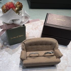 【アイプリモ(I-PRIMO)の口コミ】 ダイヤモンドでキラキラしたデザインのものにしたくて、着け心地も良く価…