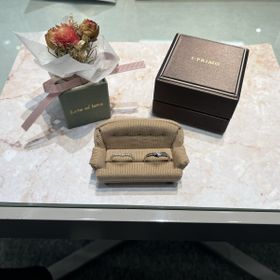 【アイプリモ(I-PRIMO)の口コミ】 婚約指輪を買わない分、結婚指輪に力を入れることを2人で決めて特に重視し…