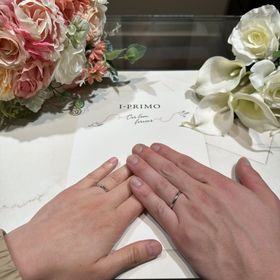 【アイプリモ(I-PRIMO)の口コミ】 あまり指輪を普段つけないため、着け心地がいい様に考えて作られていると…