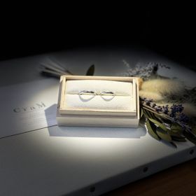 【atelier CraM(アトリエ クラム)の口コミ】 指輪のデザインは、ザ・シンプルなものが良かったのでプラチナのストレー…