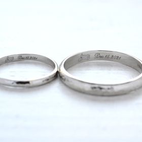 【湘南彫金工房 andfuseの口コミ】 夫婦で大切にしている日付やデザインを尊重してくれるところが手作りなら…