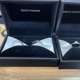 【エクセルコダイヤモンド(EXELCO DIAMOND)の口コミ】 中年・高齢になっても違和感のない、シンプルなデザインの指輪を選びまし…