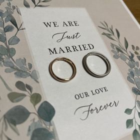 【ケイウノ ブライダル(K.UNO BRIDAL)の口コミ】 自分たちはシンプルなものを探しており、この写真の指輪に辿り着きました…