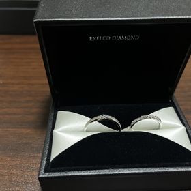 【エクセルコダイヤモンド(EXELCO DIAMOND)の口コミ】 実際につけてみた時のダイヤモンドの輝きがとてもきれいで、一目惚れしま…