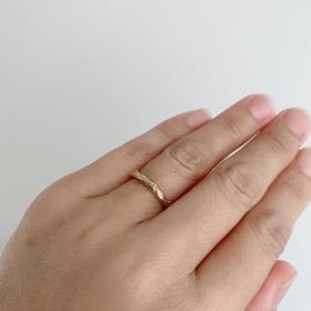 【ケイウノ ブライダル(K.UNO BRIDAL)の口コミ】 ディズニーが好きで一目惚れでした！ありふれた結婚指輪とは違い個性的で…