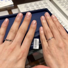 【銀座ダイヤモンドシライシの口コミ】 基本的にいつでも着ける予定なので、着け心地を重要視していました。また…