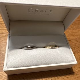 【CRAFY(クラフィ)の口コミ】 結婚指輪は手作りがよく、色々な指輪屋さんと比較しましたが、お値段が手…