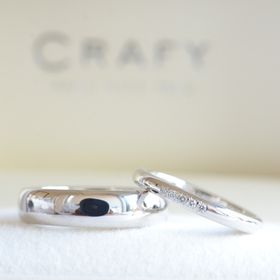 【CRAFY(クラフィ)の口コミ】 自分たちで好きなデザインにできるということが大きな決め手でした。指輪…