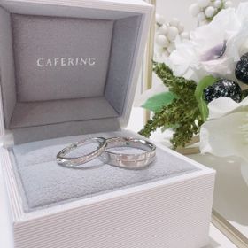 【CAFERING(カフェリング)の口コミ】 最初に店に入った時に見た指輪がこれで最初からこれにするだろうなってい…