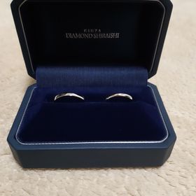 【銀座ダイヤモンドシライシの口コミ】 キラキラも捨てがたかったのですが、とにかく実用性のあるデザインを選び…