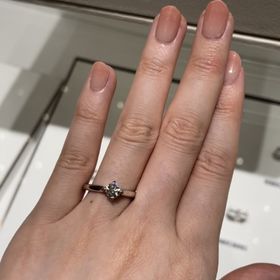 【MIKIMOTO(ミキモト)の口コミ】 1粒ダイヤですが、それだけでも十分なボリューム、存在感があると思います…