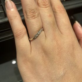 【エクセルコダイヤモンド(EXELCO DIAMOND)の口コミ】 結婚指輪でもダイヤモンドにトリプルエクセレントのものを使用していると…