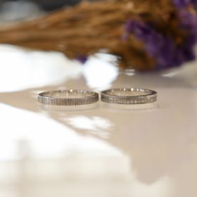 【鶴(mikoto)の口コミ】 最初、シンプルで目立たないものが良い！という彼の意見と、せっかくなら…