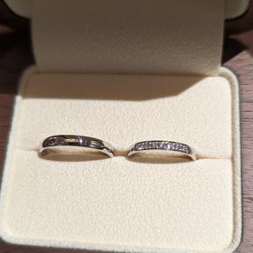 【TANZO.(鍛造指輪)の口コミ】 男女別のデザインが可能でサイズも0.5号単位で調整出来たところがありがた…