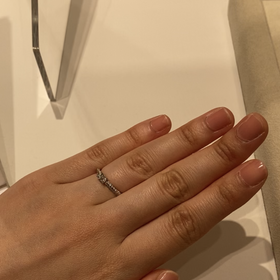 【和光ブライダルブティックギンザの口コミ】 元々婚約指輪は購入予定でなかったのですが、実際に試着させていただくと…