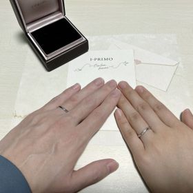 【アイプリモ(I-PRIMO)の口コミ】 ネットで調べてアイプリモさんの指輪に一目惚れしました。
実際に店舗に見…