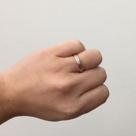 【アイプリモ(I-PRIMO)の口コミ】 私の希望はダイヤ入り、主人の希望は形がストレートだったので2人の希望に…