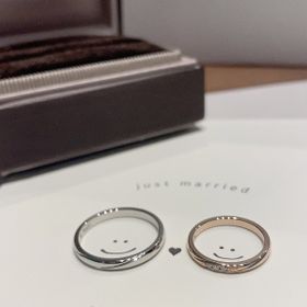 【アイプリモ(I-PRIMO)の口コミ】 シンプルかつ可愛さもあって気に入りました。さりげなく石が輝き、邪魔に…