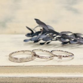 【鎌倉彫金工房の口コミ】 もともとペアリングを作ったことがあり、その近くに結婚指輪を手作りでき…