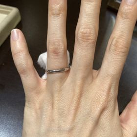 【TRECENTI(トレセンテ)の口コミ】 オーソドックスでシンプルなデザインの指輪が希望だったのであまりこだわ…