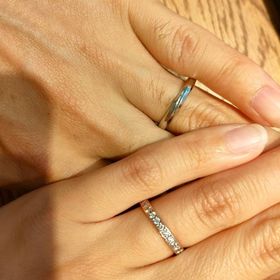 【BIJOUPIKO(ビジュピコ)の口コミ】 私が選んだ指輪はメレダイヤモンドがキラキラのストレートタイプのゴージ…