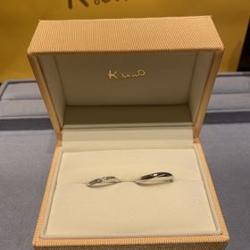 【ケイウノ ブライダル(K.UNO BRIDAL)の口コミ】 気に入った指輪は３つほどありましたが、やはり直感的にこれだと思ったも…