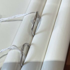 【FOREVERMARK(フォーエバーマーク)の口コミ】 せっかくなので、プロポーズしてもらった指輪と同じブランドのリングを選…