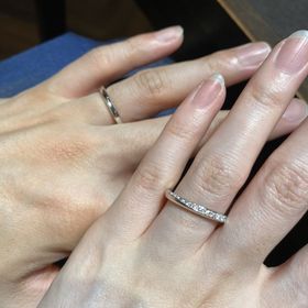 【TRECENTI(トレセンテ)の口コミ】 店員さんに手の甲と指のバランス、私たちの好みからお薦めしていただいた…