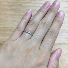 【ヴァンドーム青山(VENDOME AOYAMA)の口コミ】 長年使うことを考え、シンプルな一粒ダイヤがついているのがよかったので…