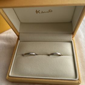 【ケイウノ ブライダル(K.UNO BRIDAL)の口コミ】 バイカラーでウェーブのデザインが可愛いかったこと。
それぞれ好みの素材…