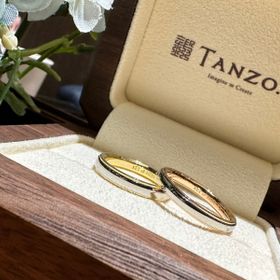 【TANZO.(鍛造指輪)の口コミ】 鍛造はオーダーなので、自分たちにあったデザインを決めることができます…