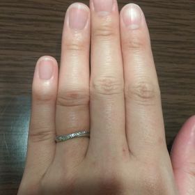 【STAR JEWELRY(スタージュエリー)の口コミ】 マリッジリングと重ね付けしたかったので、S字ラインの指輪を探していまし…