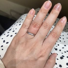 【アイプリモ(I-PRIMO)の口コミ】 プラチナ、ダイヤ、ストレートが条件でした。また彼も指輪の太さにこだわ…