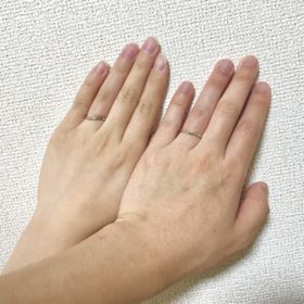 【ケイウノ ブライダル(K.UNO BRIDAL)の口コミ】 私が宝石等が付いていない、シンプルなデザインが良かったこと、また細め…