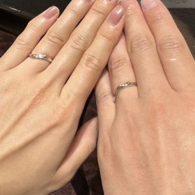 【ケイウノ ブライダル(K.UNO BRIDAL)の口コミ】 日常で着けられるシンプルさでありながらも、個性的なデザインの指輪を探…
