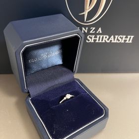 【銀座ダイヤモンドシライシの口コミ】 キラキラと目立ちすぎない大人しめなデザインが気に入りました。ダイヤモ…