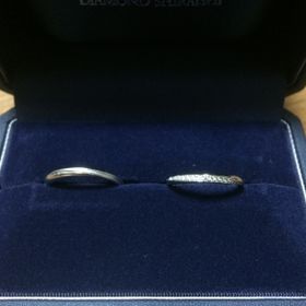 【銀座ダイヤモンドシライシの口コミ】 シンプルだけど、キラキラしていて、かつ、派手過ぎないデザインを探して…