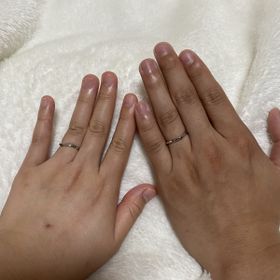 【ケイウノ ブライダル(K.UNO BRIDAL)の口コミ】 指輪のデザインはウェーブがかかったものがよかったので、
それをスタッフ…