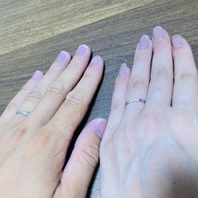 【PORTADA(ポルターダ)の口コミ】 いろんな指輪をつけてみましたが、試着した時にとてもしっくりきました。…