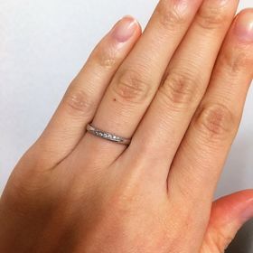 【MAHARAJA DIAMOND(マハラジャダイヤモンド)の口コミ】 ダイヤモンド付きの、シンプルで仕事の邪魔にならないものを探していまし…