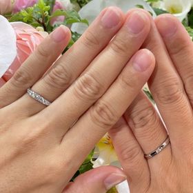 【宝寿堂(ほうじゅどう)の口コミ】 どのタイプの指輪のデザインが手の形に合うか教えて頂き、その中でもダイ…