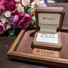 【TANZO.(鍛造指輪)の口コミ】 デザインをオーダーメイドで一から全部自分で選ぶことができ、店員さんと…