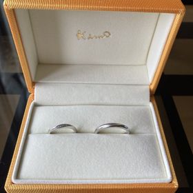【ケイウノ ブライダル(K.UNO BRIDAL)の口コミ】 購入の決め手は、指輪の内側にオリジナルの刻印が打てることでした。いろ…