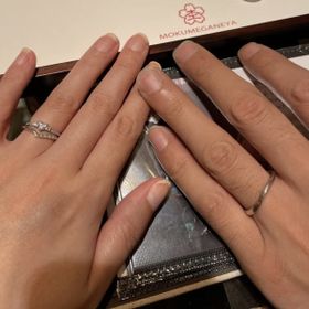 【杢目金屋(もくめがねや)の口コミ】 ネットで見て、デザインが素敵だと思い来店、試着しました。他では見ない…