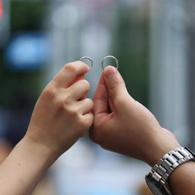 【出雲結(いずもゆい)の口コミ】 出雲結の和のイメージの指輪を見た時に、自分たちのイメージにピッタリだ…