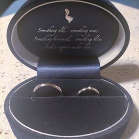 【Something Blue Aither(サムシングブルー・アイテール)】の口コミ AitherさんのsomethingBlueというシリーズの結婚指輪で...
