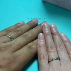 【ティファニー(Tiffany & Co.)の口コミ】 夫婦共にTiffanyのブランドが好きなので、結婚指輪もTiffanyにしました。…