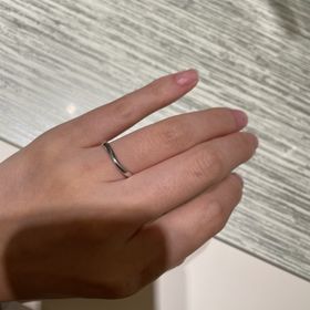 【TRECENTI(トレセンテ)の口コミ】 ①「シンプルだけど少しアクセントがある（ダイヤは着いていると気にしてし…