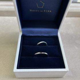 【HOSHI no SUNA 星の砂(ほしのすな)】の口コミ デザインと着け心地がとても2人にピッタリとマッチしていて決めました。
...