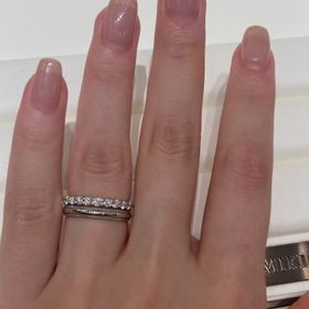【MIKIMOTO(ミキモト)の口コミ】 まずこのエタニティリング。爪がちょっと内側？中？で留めているため、ダ…